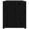  fekete tömör fenyőfa kültéri konyhaszekrény 106x55x64 cm
