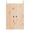  2 db tömör fenyőfa kültéri konyhaszekrény ajtó 50x9x82 cm