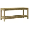  impregnált fenyőfa kerti pad 108 x 35 x 45 cm