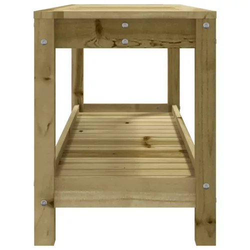  impregnált fenyőfa kerti pad 108 x 35 x 45 cm