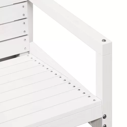  fehér tömör fenyőfa kerti szék 57,5 x 63 x 76 cm