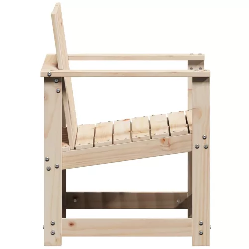  3 részes tömör fenyőfa kerti ülőgarnitúra