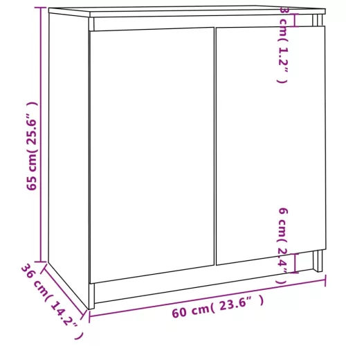  tömör fenyőfa kisszekrény 60x36x65 cm