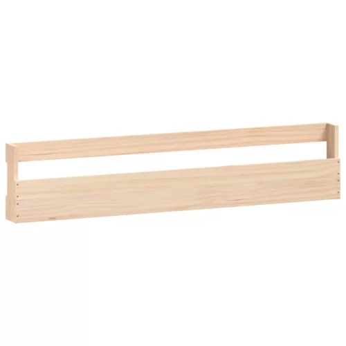  2 db tömör fenyőfa fali cipőtartó 110 x 9 x 23 cm