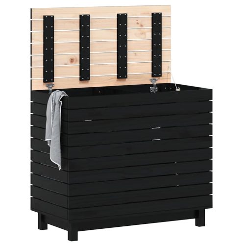  tömör fenyőfa szennyestartó láda 88,5 x 44 x 76 cm