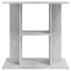  betonszürke szerelt fa akváriumi állvány 60 x 30 x 60 cm
