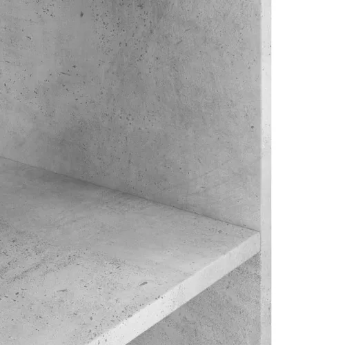  betonszürke szerelt fa akváriumi állvány 60 x 30 x 60 cm