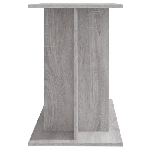  szürke sonoma szerelt fa akváriumi állvány 100x40x60 cm