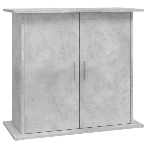  betonszürke akváriumállvány 81 x 36 x 73 cm rétegelt fából