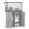  betonszürke akváriumállvány 81 x 36 x 73 cm rétegelt fából