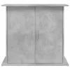  betonszürke akváriumállvány 81 x 36 x 73 cm rétegelt fából