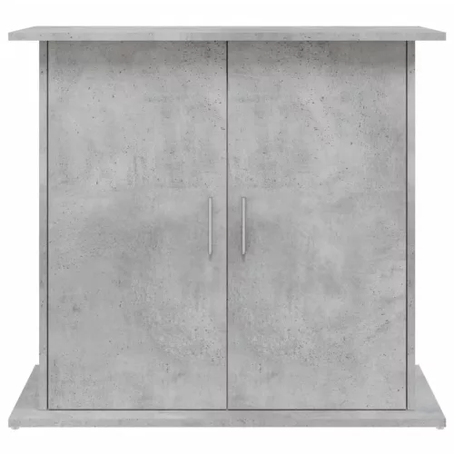  betonszürke akváriumállvány 81 x 36 x 73 cm rétegelt fából