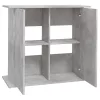  betonszürke akváriumállvány 81 x 36 x 73 cm rétegelt fából