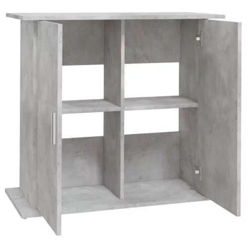  betonszürke akváriumállvány 81 x 36 x 73 cm rétegelt fából