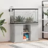  betonszürke szerelt fa akváriumi állvány 101x41x58 cm