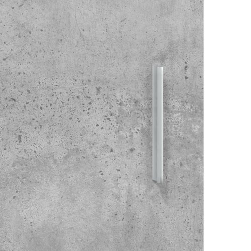  betonszürke szerelt fa akváriumi állvány 121x41x58 cm