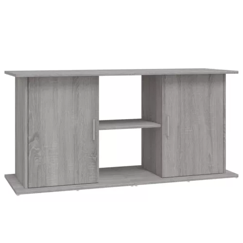 szürke sonoma szerelt fa akváriumi állvány 121x41x58 cm