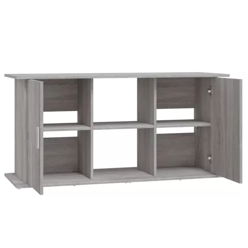  szürke sonoma szerelt fa akváriumi állvány 121x41x58 cm