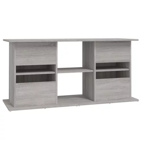  szürke sonoma szerelt fa akváriumi állvány 121x41x58 cm