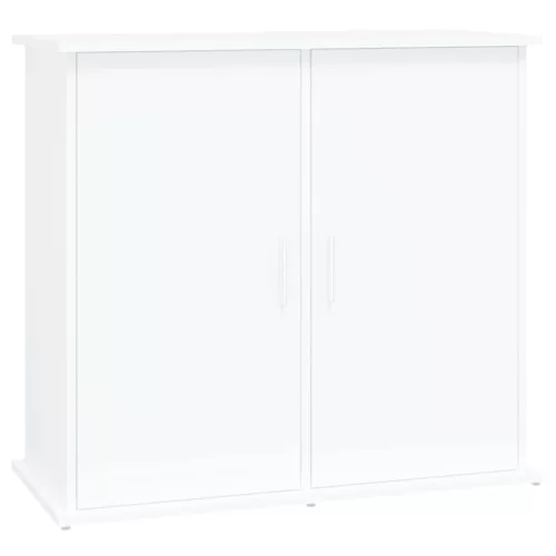  fehér szerelt fa akváriumi állvány 81x36x73 cm