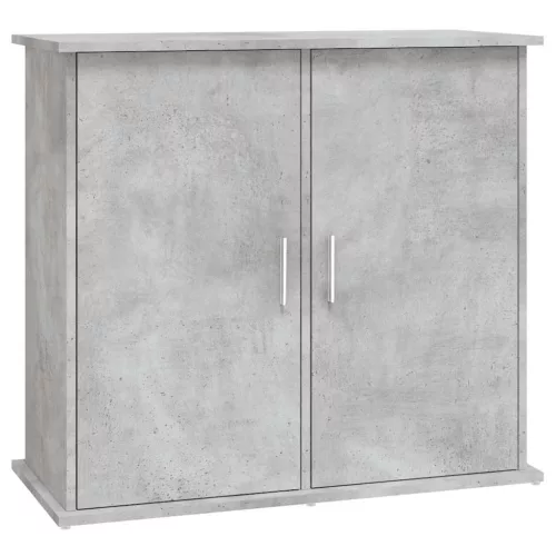  betonszürke szerelt fa akváriumi állvány 81x36x73 cm