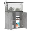  betonszürke szerelt fa akváriumi állvány 81x36x73 cm
