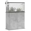  betonszürke szerelt fa akváriumi állvány 81x36x73 cm