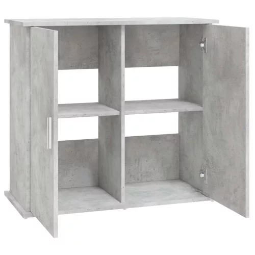  betonszürke szerelt fa akváriumi állvány 81x36x73 cm