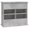  betonszürke szerelt fa akváriumi állvány 81x36x73 cm