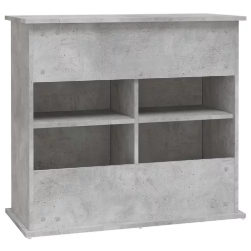  betonszürke szerelt fa akváriumi állvány 81x36x73 cm