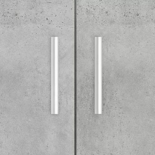  betonszürke szerelt fa akváriumi állvány 81x36x73 cm