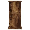  sonoma tölgyszínű szerelt fa akváriumtartó állvány 81x36x73 cm