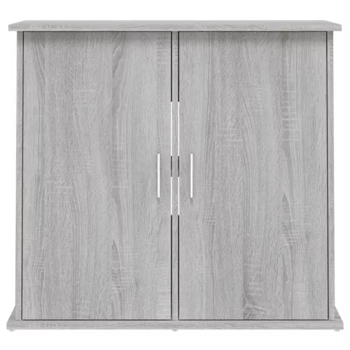  szürke sonoma szerelt fa akváriumi állvány 81x36x73 cm