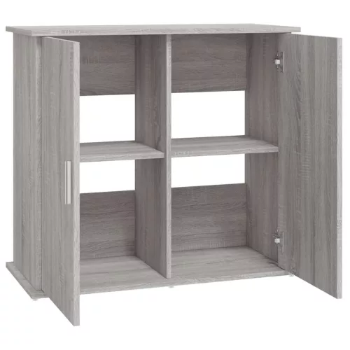  szürke sonoma szerelt fa akváriumi állvány 81x36x73 cm