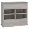  szürke sonoma szerelt fa akváriumi állvány 81x36x73 cm