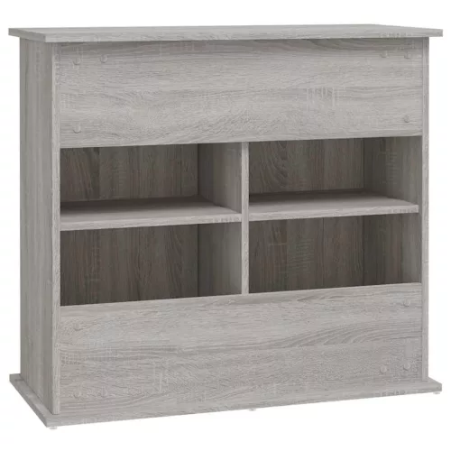  szürke sonoma szerelt fa akváriumi állvány 81x36x73 cm