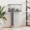  betonszürke szerelt fa akváriumi állvány 60,5x36x72,5 cm