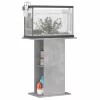  betonszürke szerelt fa akváriumi állvány 60,5x36x72,5 cm