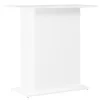  fehér szerelt fa akváriumi állvány 75x36x72,5 cm