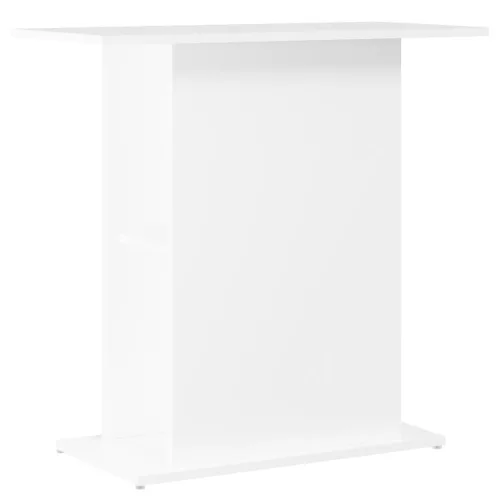  fehér szerelt fa akváriumi állvány 75x36x72,5 cm