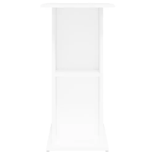  fehér szerelt fa akváriumi állvány 75x36x72,5 cm