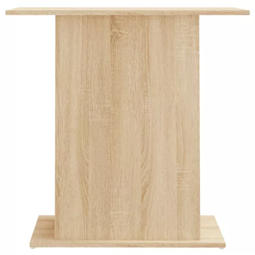  sonoma tölgy színű szerelt fa akváriumi állvány 75x36x72,5 cm