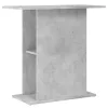  betonszürke szerelt fa akváriumi állvány 75x36x72,5 cm