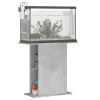  betonszürke szerelt fa akváriumi állvány 75x36x72,5 cm