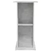  betonszürke szerelt fa akváriumi állvány 75x36x72,5 cm