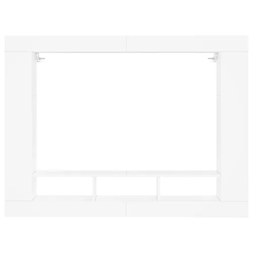  fehér szerelt fa TV-szekrény 152 x 22 x 113 cm
