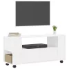  fehér szerelt fa TV-szekrény 102x34,5x43 cm