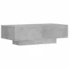  betonszürke szerelt fa dohányzóasztal 100x49,5x31 cm