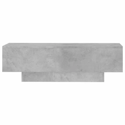  betonszürke szerelt fa dohányzóasztal 100x49,5x31 cm