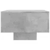  betonszürke szerelt fa dohányzóasztal 100x49,5x31 cm